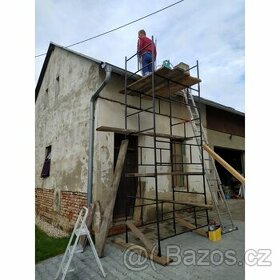 Lešení 163x100 cm s prac. výškou až 3,5 m - 9,5 m