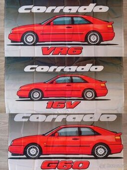 VW Corrado VR6, G60, 16V dekorácia na stenu