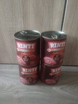 Konzervy pro psy Rinti Exclusive single protein – kozí, 800