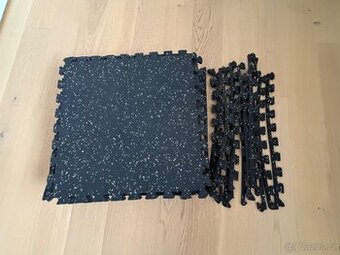 Trinfit puzzle podložka na cvičení 8ks +ochrana krajů