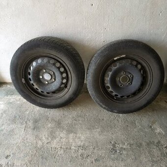 Prodám disky 5x112 se zimním obutim 195x65r15