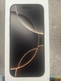 NOVÝ Zabalený IPhone 16 PRO, 128 GB, TITAN