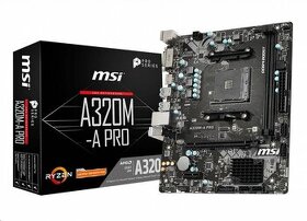 MSI MB Sc AM4 A320M-A PRO, AMD A320, VGA, 2xDDR4, m-ATX - ho