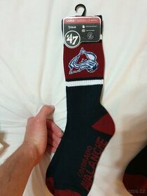 Ponožky Colorado Avalanche NHL vel. L i dětské nebo S vel.