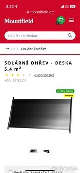 Solární ohřev + Stojan