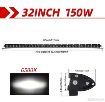 NOVÁ LED světelná rampa světla světlo 810mm 150W