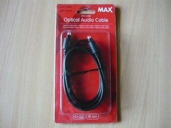 Nový nerozbalený optický kabel Tosilink značky Max