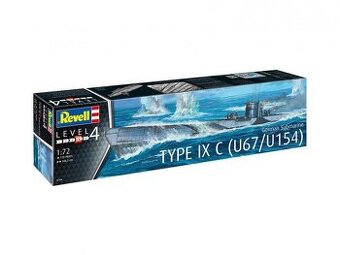 plastikový model revell German Submarine Type IXC U67-U154