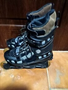 Prodám zánovní kolečkové brusle HY SKATE v.40 - 1