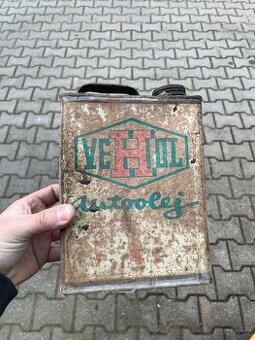 Prodám starou plechovku od oleje VEHOL - 1