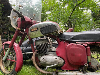 Jawa 250 panelka + sidecar, TP