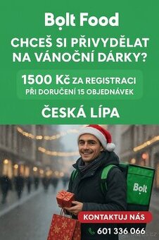 Kurýr Bolt Food