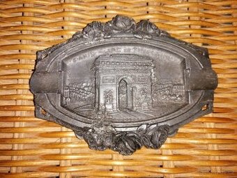 Cínový francouzský popelníček