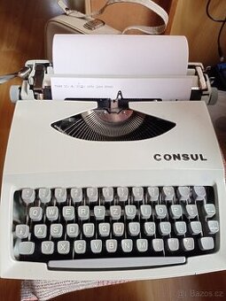 Psací stroj CONSUL