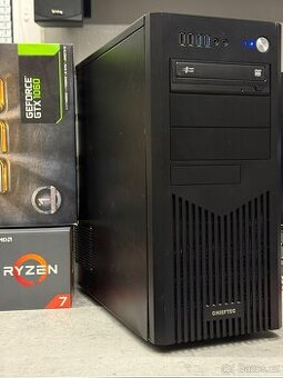 Levný “Herní” PC Ryzen 7 / 16GB / GTX1060 6GB / SSD + HDD