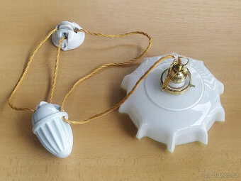 Hezký starý stahovací lustr / stahovačka