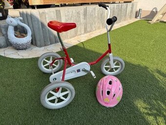 Tříkolka dětská, česká Kovodružstvo KŽD, kvalitní. TOP STAV