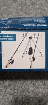 Teleskopický držák na rybářský prut.