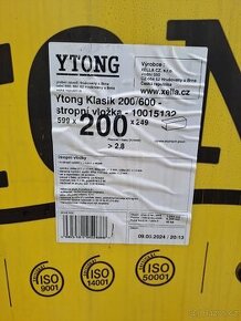 Prodám stropní vložky Ytong