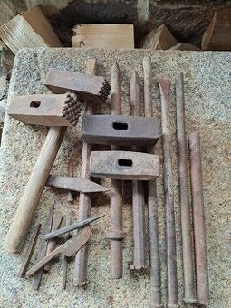 Kamenické nářadí, pemrlice, dláta a sekáče