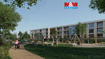 Prodej bytu 1+kk 36 m²,17 m² předzahrádka, Brandýs nad Labem