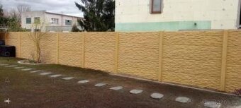 Betonové plotové desky