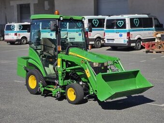 John Deere 1026R – čelní nakladač + sekačka, 95 mth