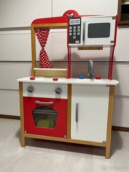 Dřevěná kuchyňka Tchibo s vybavením - 1