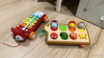 Vyskakovací zvířátka a xylofon Lyšáka