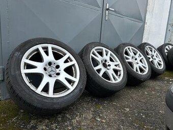 Alu kola R17 5x112 Mercedes + zimní pneu 245/45/17