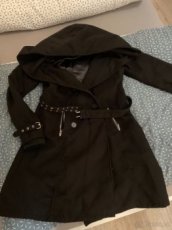 Dámský černý kabát - 1