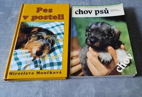 2 Knihy: Chov psů; Pes v posteli - za jednu cenu