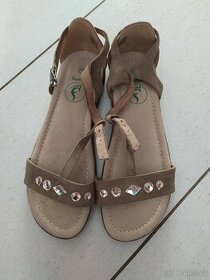 Nové dámské kožené sandály - 1