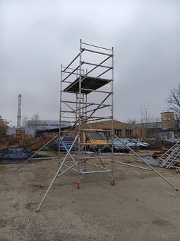 Pojízdné hliníkové lešení Eurotower - pracovní výška 5,73m
