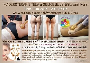 Kombinovaná Maderoterapie (tělo a obličej) - kurz Brno