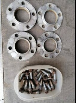 Rozsirovaci podlozky 120x5,  72,5mm sirka 2x 15mm a 2x 10mm