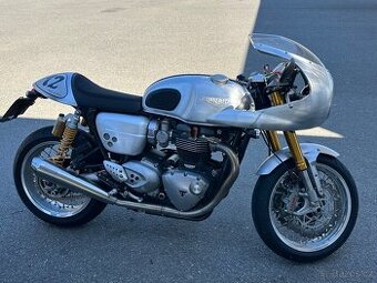 Prodám Triumph Thruxton 1200 R – stylový café racer ve špičk