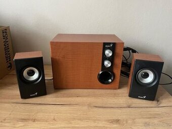 Reproduktory Genius SW-HF 2.1 1205 + kabel Bespeco