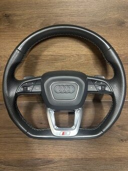 AUDI VOLANT S-LINE KOŽENÝ SKOSENÝ F1 PÁDLA