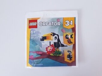 LEGO CREATOR 30688 • TROPICKÝ TUKAN 3v1 • TUKAN TUČŇÁK RYBA