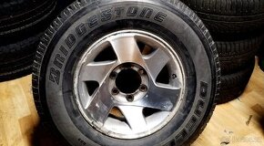 265/70 R16 Bridgestone Dueller 1ks jako rezerva 6x139,7