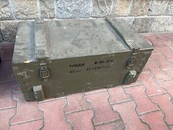 Vojenská dřevěná bedna - 1