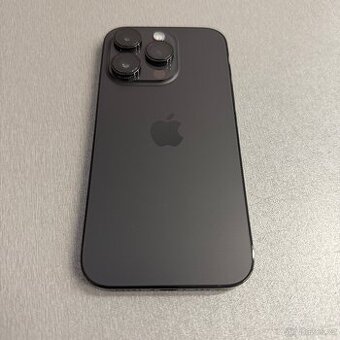 iPhone 14 Pro 256GB black, pěkný stav, 12 měsíců záruka