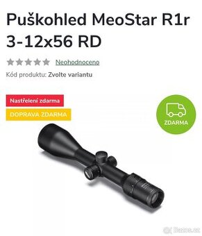 Puskohled Meopta R1r 3x12x56RD