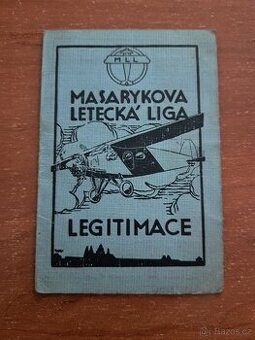 Masarykova letecká liga legitimace - 1