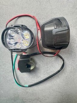 Sada LED světel vč spínače na motorka/čtyrkolka