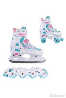 Dětské brusle 3v1, nastavitelná velikost 33-36