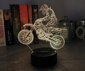 3D lampa motorka