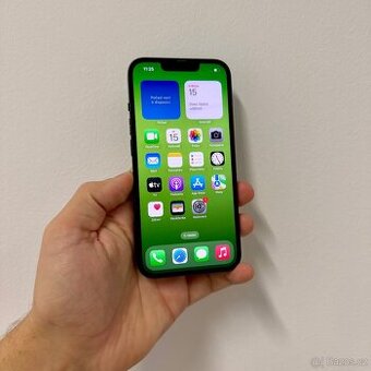 APPLE IPHONE 13 128GB - ZELENÝ,BATERIE 90%,ZÁRUKA
