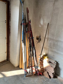 Běžky pánské, dětské, boty, hůlky